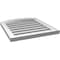 Ekena Millwork Arch Top Surface Mount PVC Gable Vent: Non-Functional, w/2"W x 1-1/2"P Brickmould Frame, 20"W x 20"H GVPAR20X2002SN - alternate 5